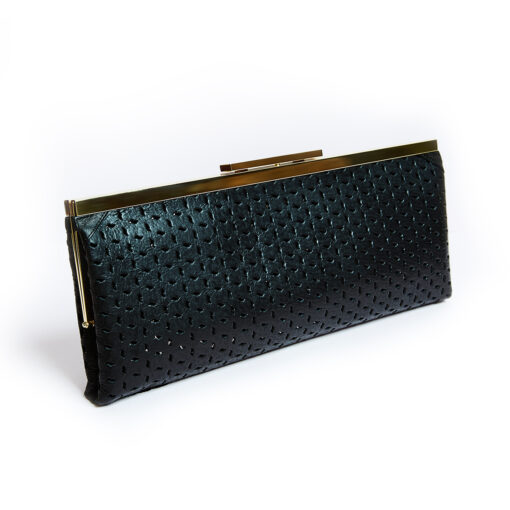 MIST Perforated Black Leather