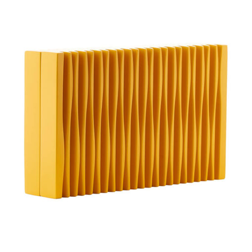 SWAY - Yellow Painted Wood with Yellow Velvet Insert